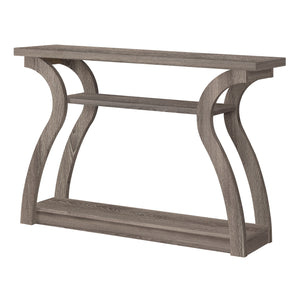 Dark Taupe Hall Console Accent Table