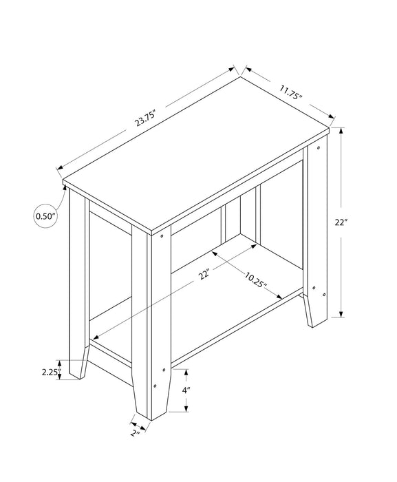 Dark Taupe Accent Table