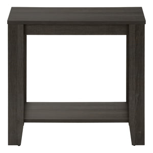 Brown Oak Accent Table