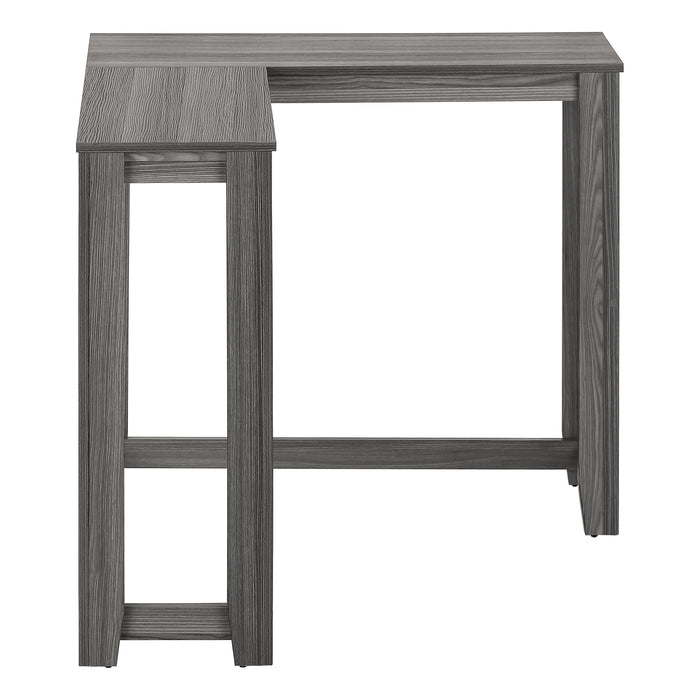 Grey Corner Console Accent Table