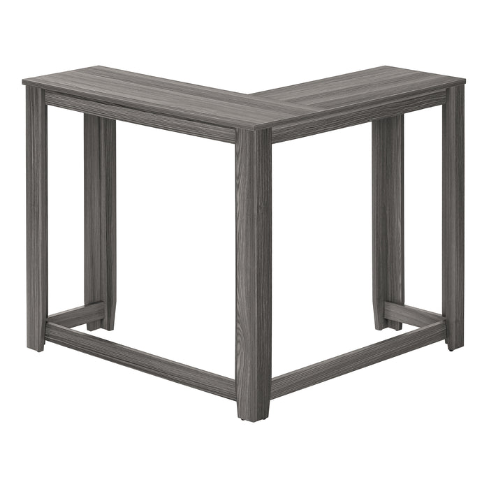 Grey Corner Console Accent Table