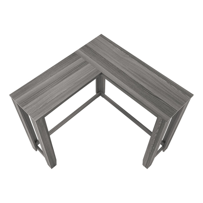 Grey Corner Console Accent Table