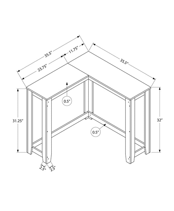 Cherry Corner Console Accent Table