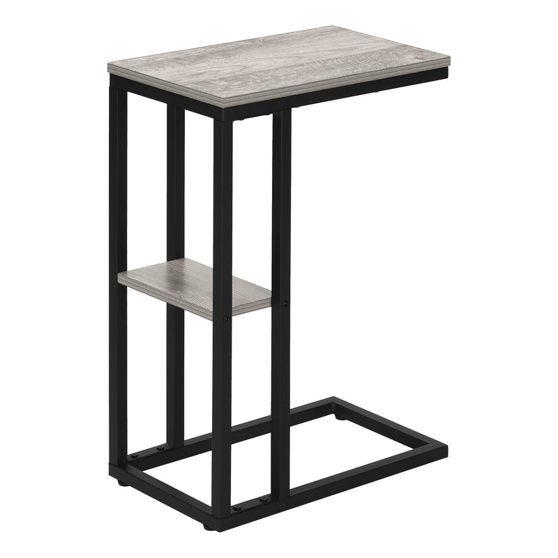Grey black Metal Side Table The Brick