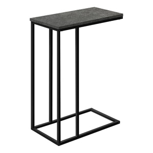 Grey Stone-look Side Table