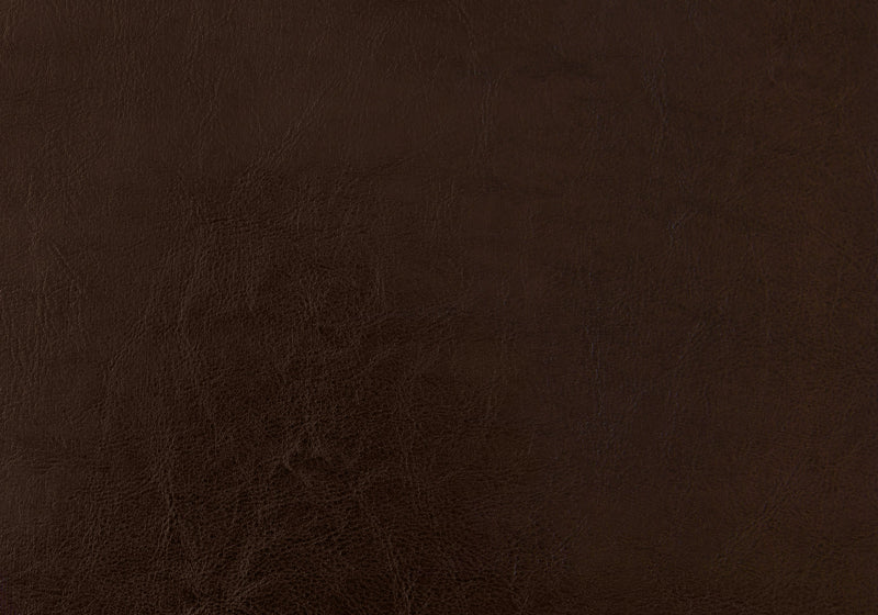 Full Size Dark Brown Leather-look Bed