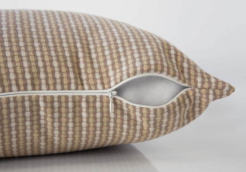 Light Dark Taupe Abstract Dot 2pcs Pillow