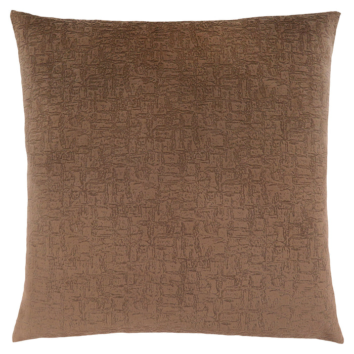 Light Brown Mosaic Velvet 1pc Pillow
