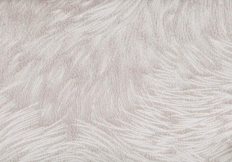Light Taupe Feathered Velvet 2pcs Pillow