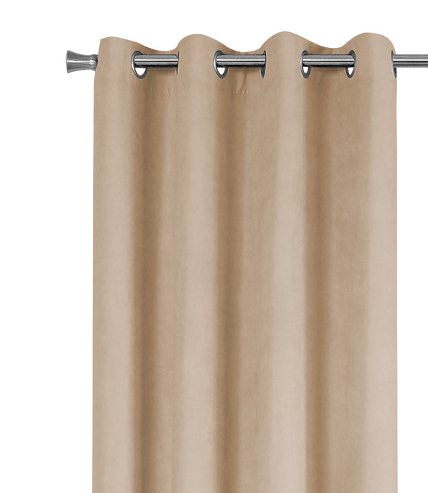Beige Darkening 2-Piece Curtain Panel - 54\" x 95\"