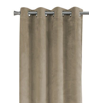 Beige Darkening 2-Piece Curtain Panel - 52