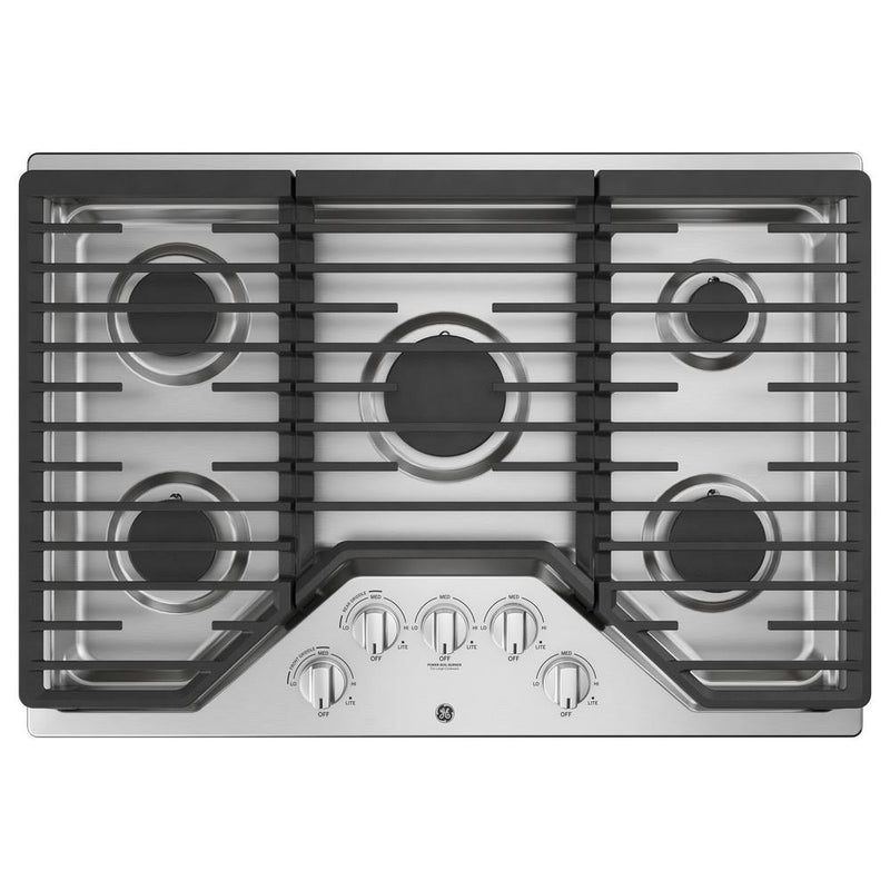 GE 30" Built-In Gas Cooktop - JGP5030SLSS - Gas Cooktop in Stainless Steel