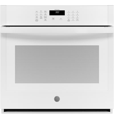 GE 30" 5.0 Cu. Ft. Smart Built-In Single Wall Oven - JTS3000DNWW - Electric Wall Oven in White