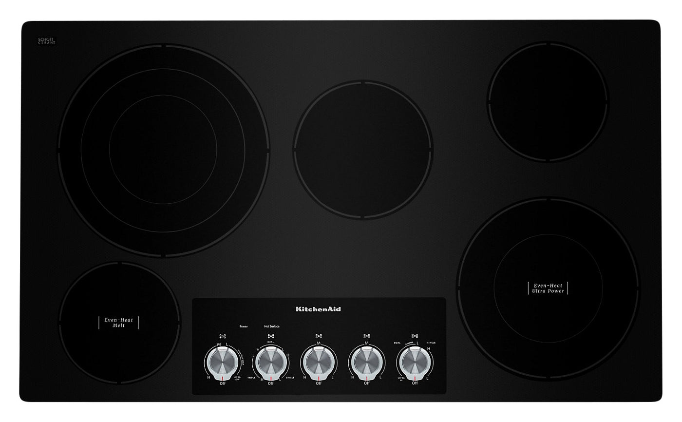 KitchenAid 36" Electric Cooktop KCES556HSS The Brick