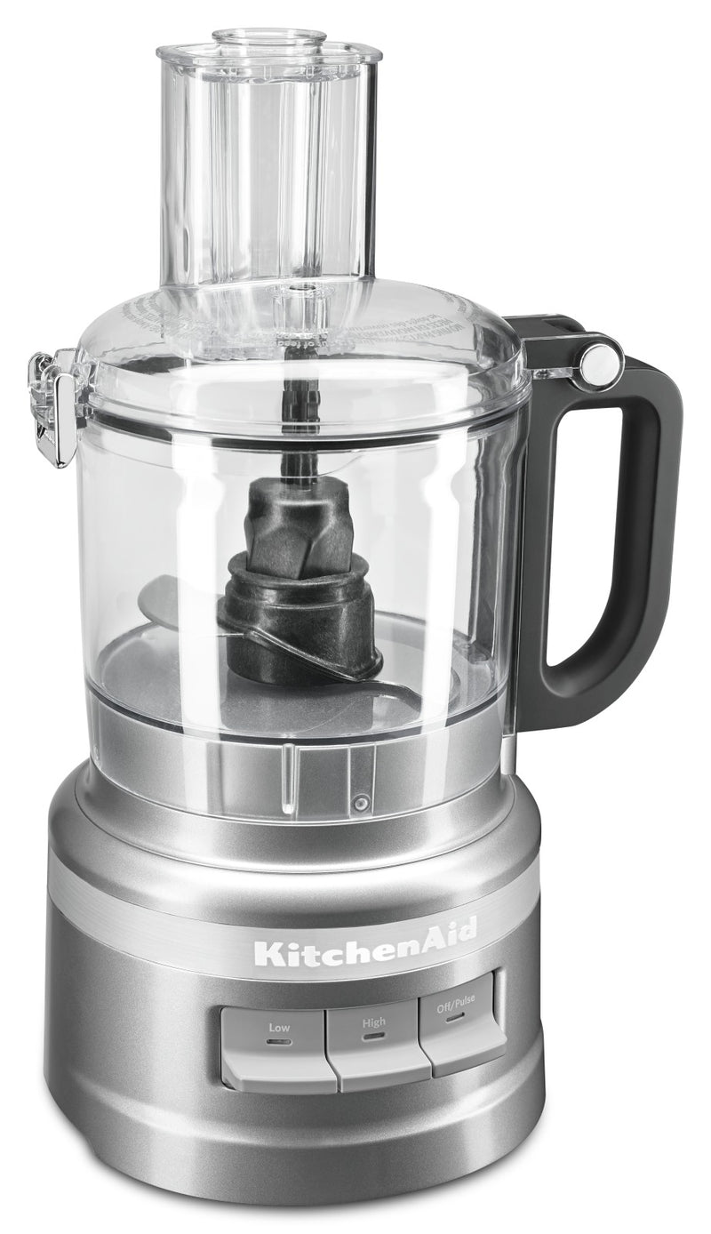 KitchenAid 7-Cup Food Processor - KFP0718CU - Food Processor in Contour Silver
