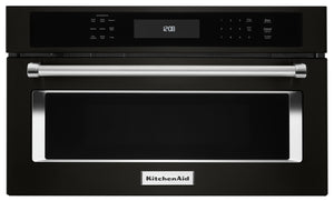 KitchenAid 1.4 Cu. Ft. Built-In Microwave with 900 Watts Cooking - Black Stainless Steel with PrintShield™ Finish - KMBP107EBS