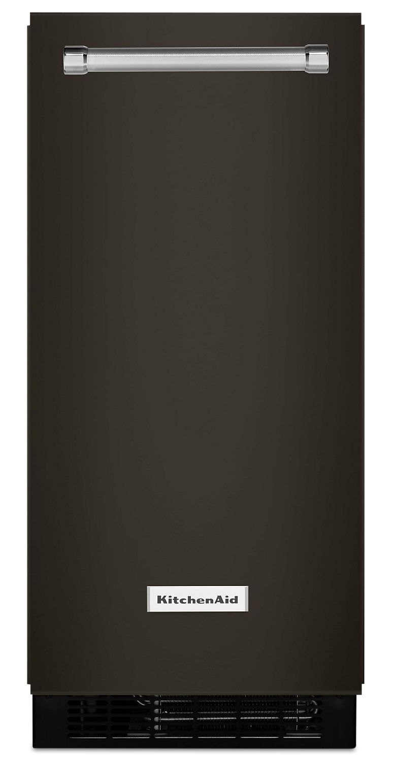 KitchenAid 15" Automatic Ice Maker - KUIX535HBS - Ice Maker in Black Stainless Steel with PrintShield™ Finish