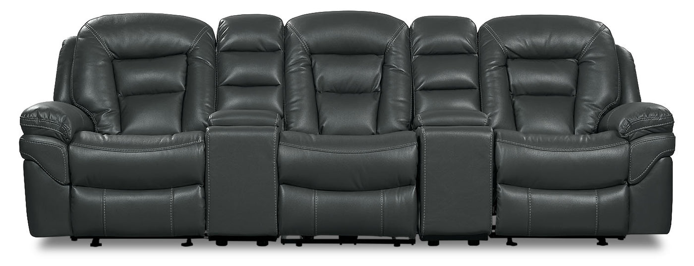 Fabric Home Theatre Reclining Sectional