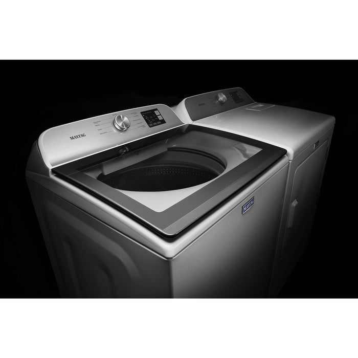 Maytag 5.5 Cu. Ft. Top-Load Washer and Maytag 7.0 Cu. Ft. Front-Load Electric Dryer