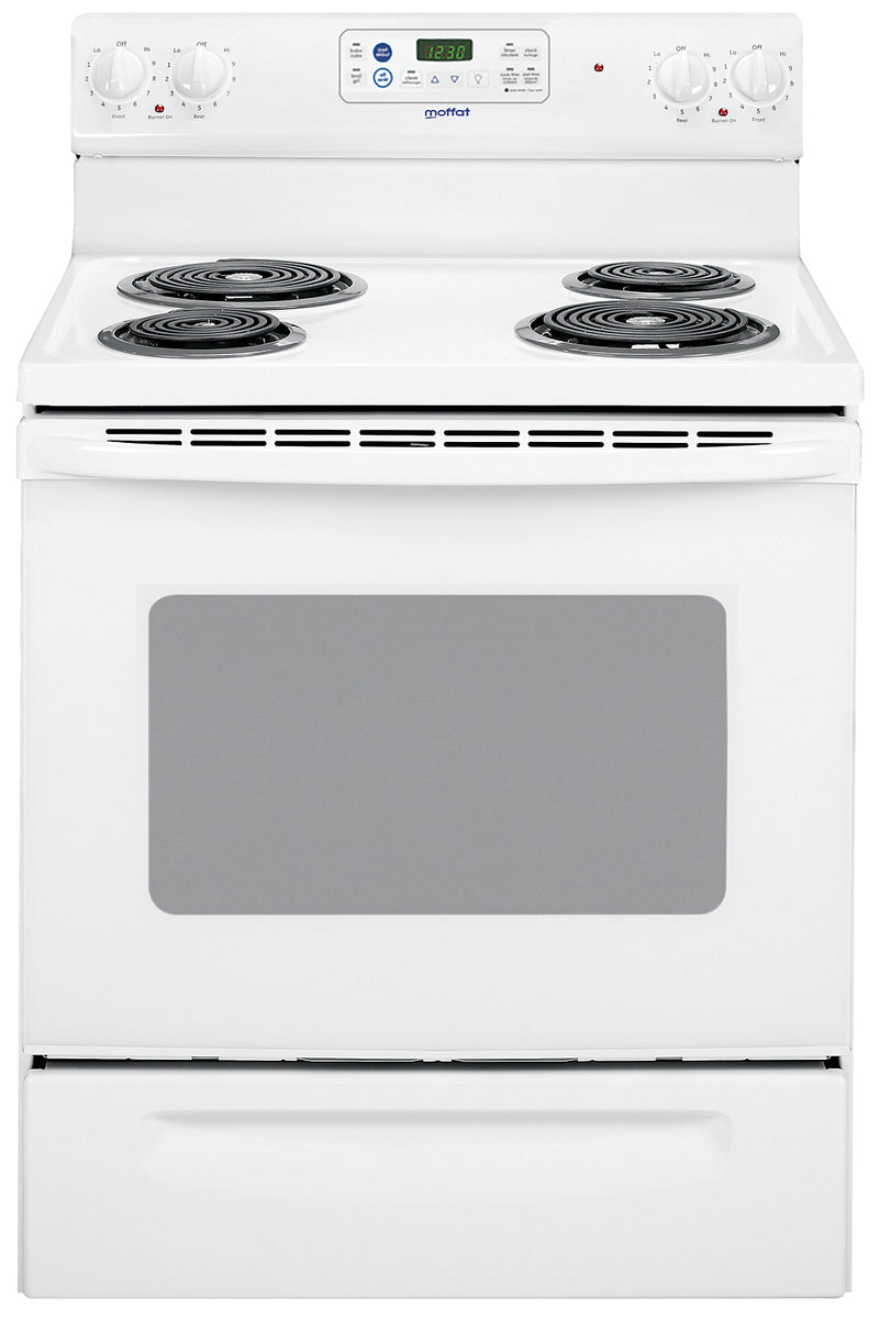 Moffat 30" Free Standing Self Clean Electric Range - MCB757DMWW