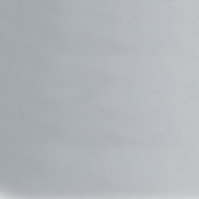 Metro 47\" Modern Glass Top Coffee Table - Silver with Metal Legs