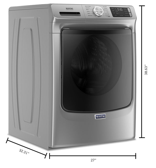Maytag 5.5 Cu. Ft. Front-Load High-Efficiency Steam Washer - Metallic Slate - Stackable - MHW6630HC