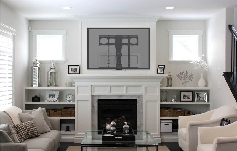 MantelMount MM540 Enhanced Pull-Down TV Wall Mount with Soundbar Attachment