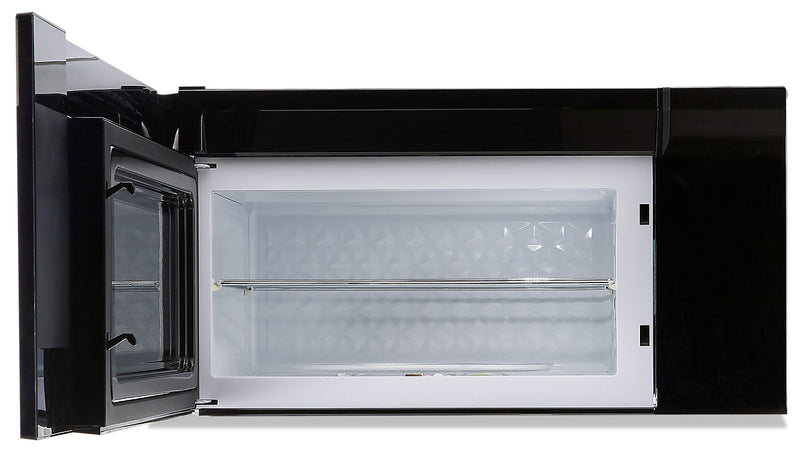 Panasonic 1.9 Cu. Ft. Over-the-Range Microwave with Frameless Smoked Glass Design and Powerful Exhaust Fan - Stainless Steel - NNSG158S