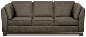 Oakdale Linen-Look Fabric Sofa - Charcoal|Sofa Oakdale en tissu d'apparence lin - anthracite|OAK2CCSF
