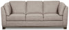 Oakdale Linen-Look Fabric Sofa - Mushroom