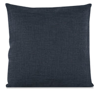 Linen-Look Fabric Accent Pillow - Cabo Damask