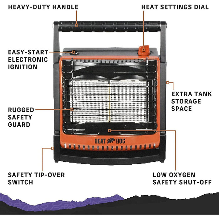 Heat Hog 18,000 BTU LP Propane Portable Outdoor Heater