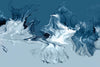 \"Azure Marble I\" Giant Art 84x54 Wall Art
