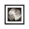 \"Touch Of Darkened Silver\" Matted and Framed Black 30x30 Wall Art