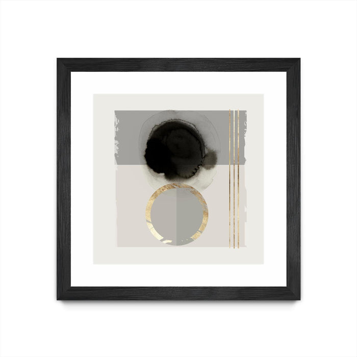 \"Dream Life Inspired Ii\" Matted and Framed Black 30x30 Wall Art