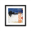 \"Midnight Rise Ii\" Matted and Framed Black 36x36 Wall Art