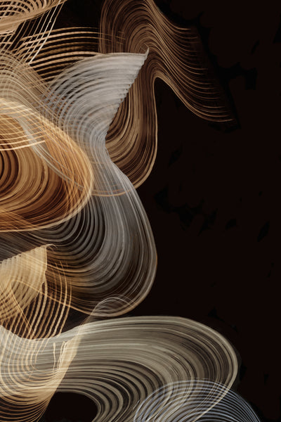 "Smokey Lines" Giant Art 84x54 Wall Art