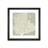 \"Sea Coral I\" Matted and Framed Black 30x30 Wall Art