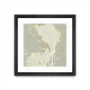 \"Sea Coral Ii\" Matted and Framed Black 30x30 Wall Art