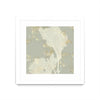 \"Sea Coral Ii\" Matted and Framed White 36x36 Wall Art