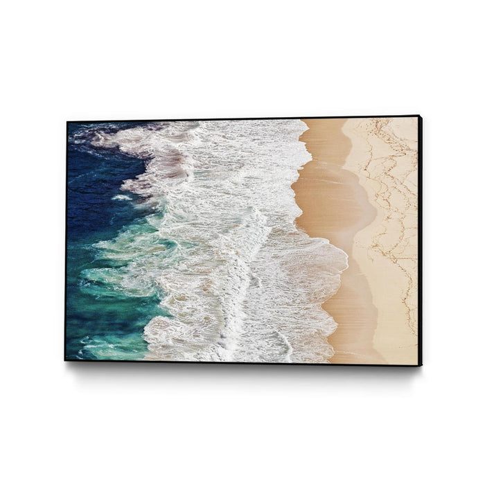 \"Feldtkeller - Where The Ocean Ends\" Canvas Framed Black 36x24 Wall Art