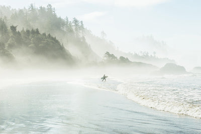 "Suhrie - Catching The Morning Surf" Giant Art 72x48 Wall Art
