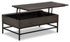 Rico Coffee Table with Lift Top - Grey
