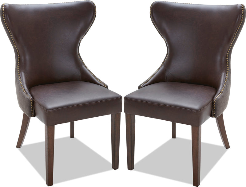 Shea Dining Chair, Set of 2 – Brown