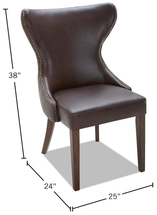 Shea Dining Chair, Set of 2 – Brown