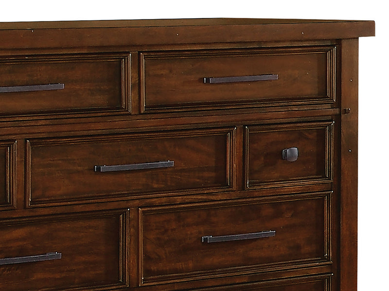 Sonoma 6-Piece Queen Bedroom Package with 2 Nightstands – Dark Brown