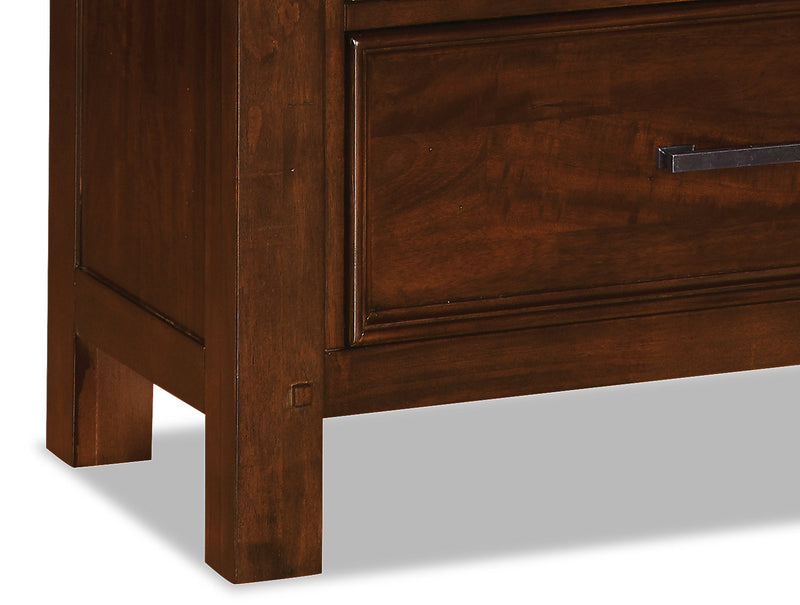 Sonoma 8-Piece Queen Storage Bedroom Set - Dark Brown