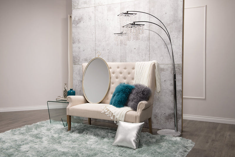 Sparkle Aquamarine Shag Area Rug – 8' x 10'