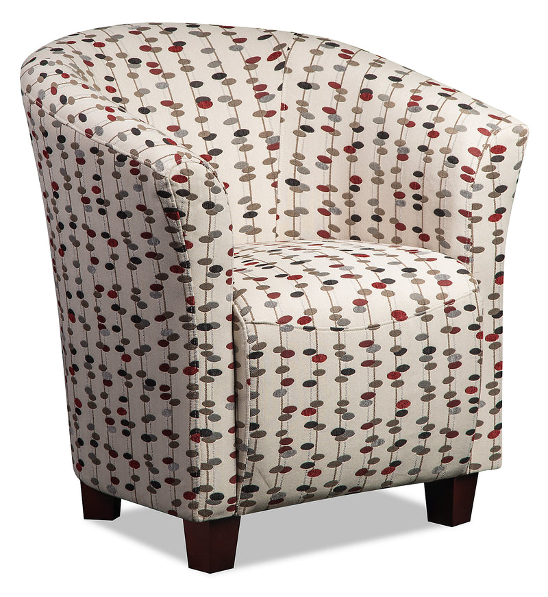 Tub-Style Fabric Accent Chair - Martini Metro - {Contemporary} style Accent Chair in Martini Metro {Plywood}, {Solid Woods}