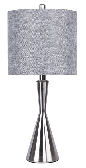 Brushed Nickel 23" Table Lamp|Lampe de table de 23 po en nickel brossé|ST9138LP